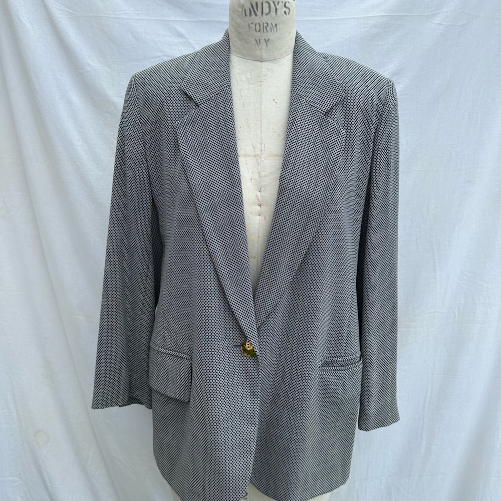 Escada Black and White Women's Blazer